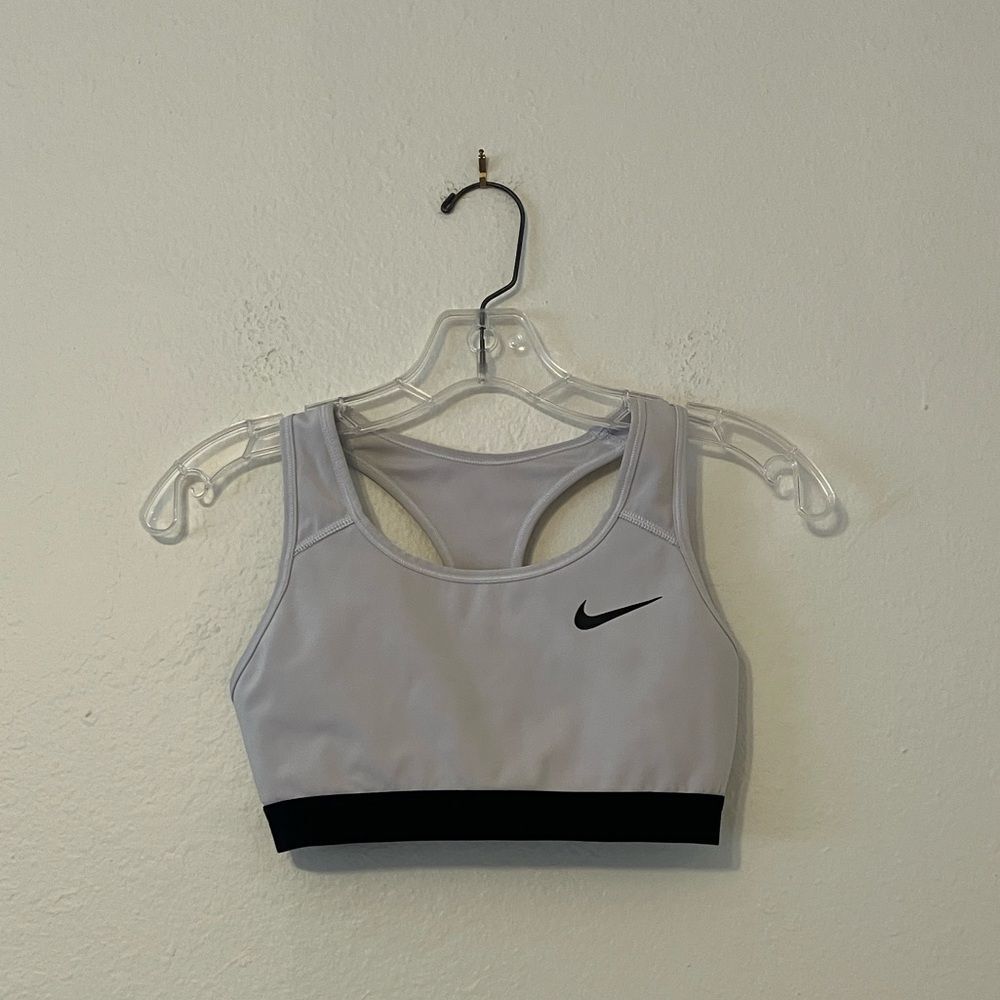 White Nike Sports Bra